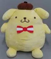 爆米花布丁超超BIG毛绒玩偶-红白蝴蝶结-「爆米花布丁」