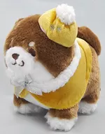 あんこ ほっこりケープスクっとぬいぐるみ 「忠犬もちしば」