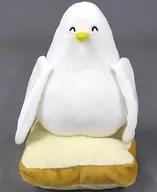 むちっ and bird (sitting) Plush toy with bread