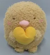 松软的心形毛绒玩偶