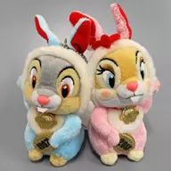 とんすけ＆ミスバニー(2011年/卯) 干支ぬいぐるみバッジセット 「バンビ」 東京ディズニーリゾート限定