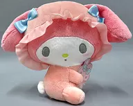 Sitting My Melody (A) Fluffy Baby Plush toy "My Melody, Kuromi"