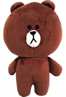 ブラウン PLUSH DOLL(ぬいぐるみ) 「LINE FRIENDS」 セイコーマート限定
