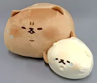 Black Chigiri Pome Babu Pome and Same BIG Plush toy "I-Sutomin."