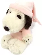 スヌーピー(パジャマ/ライトピンク)  ふわくたぬいぐるみ 「PEANUTS(SNOOPY)」