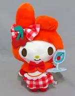 My Melody (A/Red) Cherry Parlor Bicho de pelúcia - My Melody, Kuromi - "My Melody, Kuromi"
