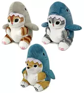 3-Type Set Shark Nyan-BIG Plush toy 2 "mofusand"