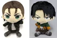 All 2 Kinds Set Putitta! BIG Plush toy "Attack on Titan"