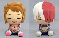 Set of 2 Kinds : Huge Potato Plush toy - Ochaco Uraraka / Shoto Todoroki - "MY HERO ACADEMIA"