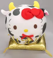 Kitty達摩毛絨玩偶(2021/醜)"hello kitty×養樂多>
