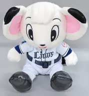 Sitting Leo Lions×Little Jungle Emperor Ver. Plush toy (S) "Saitama Seibu Lions"