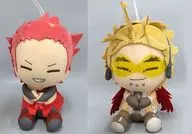 Set of 2 Kinds : Huge Puff Plush toy - Eijiro Kirishima Hawks - "MY HERO ACADEMIA"