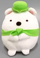 白熊柠檬色毛绒玩偶