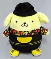 Pom Pom Purin BLACK CAT STREET BIG Plush toy "Sanrio Character Drivers" Round One Limited Edition