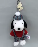 スヌーピー(トラッド風チェック柄) ぬいぐるみ 「PEANUTS(SNOOPY)」 ユニバーサルスタジオジャパン限定