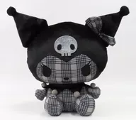 Chromi Black Check Ribbon BIG Plush toy "Chromi"