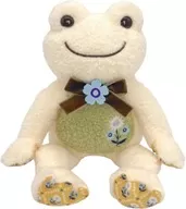 Pickles (Yellow) Bean Doll Retro Flower "Pickles the frog"