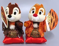 Tip & Dale Plush toy badge "Tokyo Disney Resort no Oshogatsu 2022" Tokyo Disney Resort only