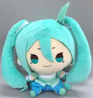 Hatsune Miku Mochidoru Plush toy "Love Live! Sunshine! X Hatsune Miku" Village Vanguard only