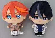 Ryota Mitsuke & Oki 蒼衣 Couple Plush toy (2-Piece Set) S-1 Prize for "Prism Chance Mr. An Momose Online KUJI You Can't Stand With Your Childhood Friend"