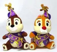 Chip & Dale (40th Anniversary Costume) Plush toy Badge Set "Tokyo Disney Resort 40th Anniversary Dream Go Round" Tokyo Disney Resort limited