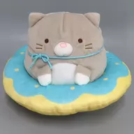 Neko-no-kyodai (Gray) Donut Plush toy BIG "Sumikko Gurashi"