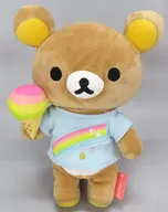 Rilakkuma (Ice Cream) Atsutate Plush toy "Rilakkuma" Kiddy Land Limited