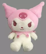 Kuromi (Dark Color / Pink) Sitting Plush toy "Sanrio Character Drivers"