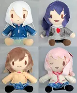 4-Type Set More Plus Fluffy Plush toy "25 : 00 with a night code." "プロジェクトセカイ Colorful Stage! feat. Hatsune Miku"