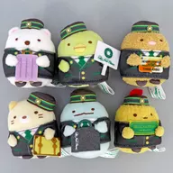 6体セット(ホテルマン) てのりぬいぐるみ 「ホテルニューオータニ×すみっコぐらし」 宿泊者限定ノベルティ