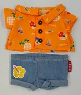 Aloha & Jeans Set (Sunset Orange) Real Size Plush toy Collection "Tokyo Togari"