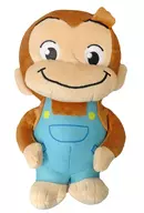 GEORGE (NORMAL) BOTTARI M Plush toy ~ Overalls ~ "MONKEY GEORGE"