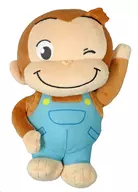 ジョージ(ウィンク) ぽってりMぬいぐるみ ～オーバーオール～ 「おさるのジョージ」
