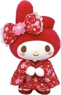 My Melody (Red) Sakura kimono empalhado (S) "Sanrio Charakyries"