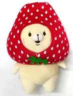 Ursinho de pelúcia (morango) "Tomodachi wa Kuma"