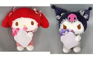 全2種セット 推しごとダイアリー ほにゅうびんBIGぬいぐるみ～マイメロディ・クロミ～ 「マイメロディ・クロミ」