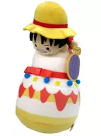 Limited to Ruffy birthday cake Plush toy "ONE PIECE" wheat straw store