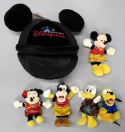 [Damaged Item] Plush toy Set (5-piece set) "Disney" Hong Kong Disneyland Limited