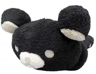 Black Monochrome Rilakkuma Face-down Plush toy XL "Rilakkuma"