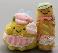 Bakery Manager & Aji-Furano Shippo Tenori Plush toy Set "Sumikko Gurashi" Sumikko Gurashi Exhibition ~ Sumicco Marche Okai Mono ~ Limited