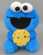 Cookie Monster (A / Smiley) Cookie Hug BIG Plush toy ~ Cookie Monster ~ "Sesame Street"