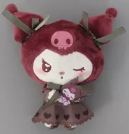 库洛米(B/棕色)温润的爱心毛绒玩偶