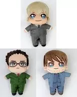 Conjunto de 3 tipos KIRA MUCCHI Peluche Vol. 4 (EX) "Detective Conan"