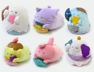 全6種セット ねころびぬいぐるみ 「オバケーヌくじ 第4弾」 ねころびぬいぐるみ賞