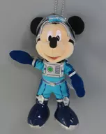 Mickey (Celerating Space Mountain : The Final Ignition!) Plush toy badge "Disney" Tokyo Disney Resort only