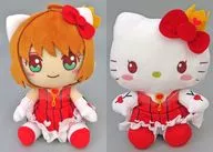 全2種セット オリジナルぬいぐるみ 木之本桜・ハローキティ 「カードキャプターさくら×サンリオキャラクターズ」