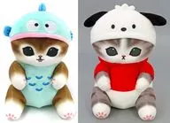 2-Type Set BIG Plush toy 1 "mofusand× Sanrio Character Connectors"
