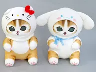 Conjunto de 2 tipos BIG Bichinhos Peludos 2 "mofusand× Sanrio Charakyats"