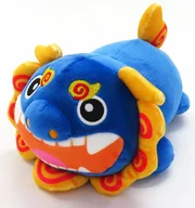 シーサー(青) ぬいぐるみ シーサーくじ 4等 おきなわワールド限定