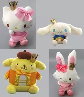 4-Type Set Ichigo Shimbun No. 666 Collaboration Plush toy 1 "Sanrio Character Connectors"